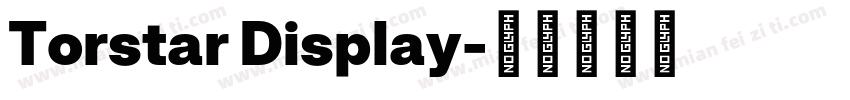 Torstar Display字体转换